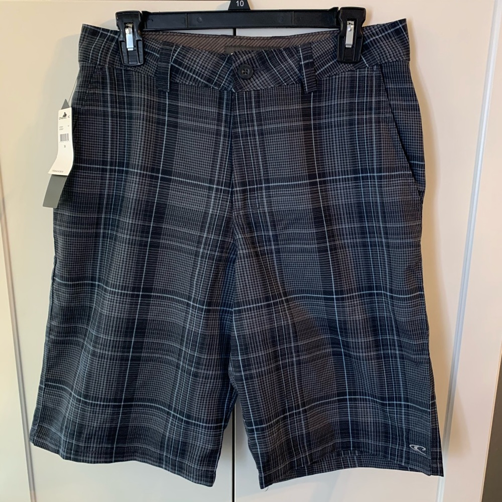 NWT O’Neill Plaid Bermuda Shorts